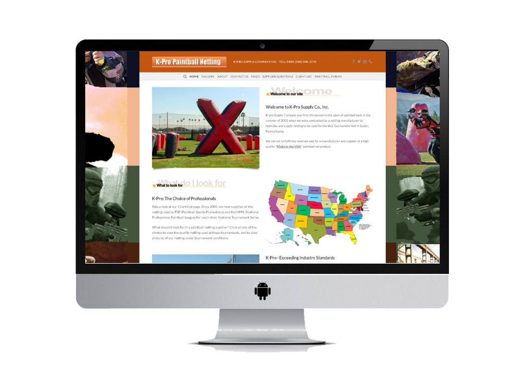 Kpro paintball netting